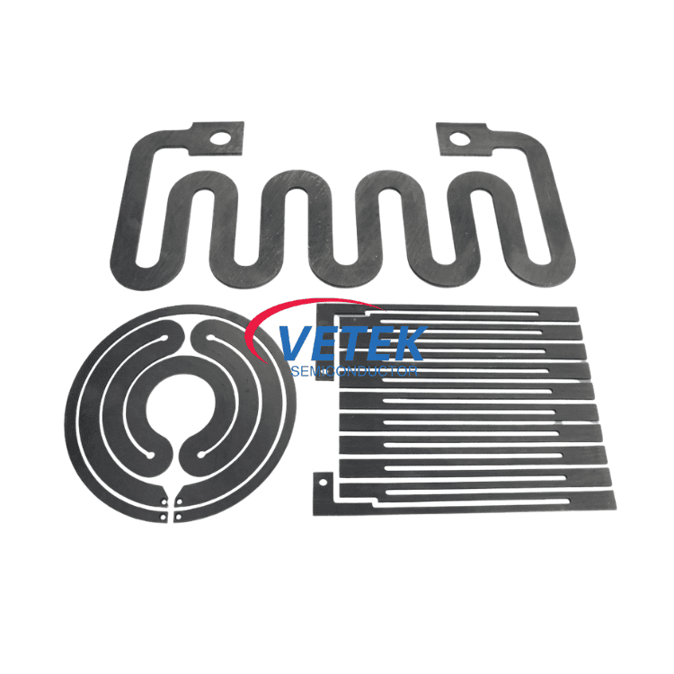 Pritaikytas grafito šildytuvas karštai zonai