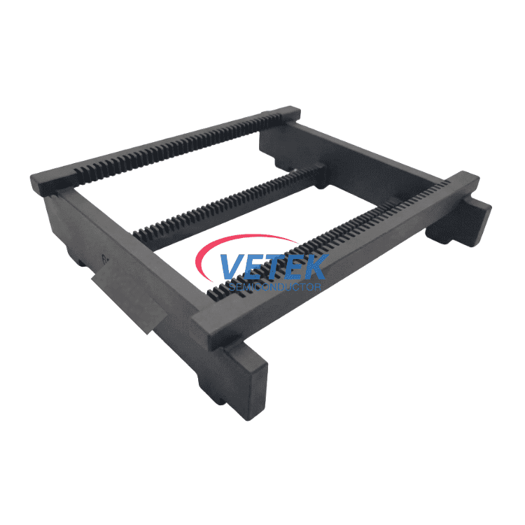 Aukšto grynumo CVD SiC dengta vaflių valtis