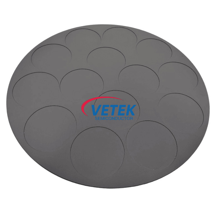 SiC dengtas grafito susceptorius ASM